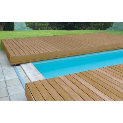 Walu Deck für Becken 6x3m  mit Holzverkleidung