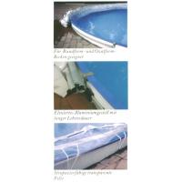 Schwimmbad Cabrio Dome Oval/Achtform für 3mx4,9m Becken